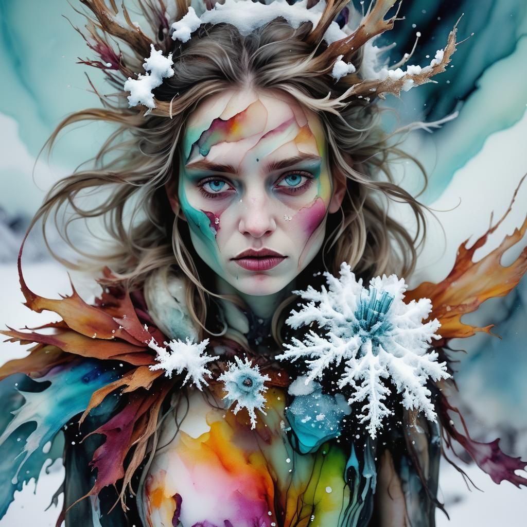 Arctic Witch Doctor in Frozen Wilderness