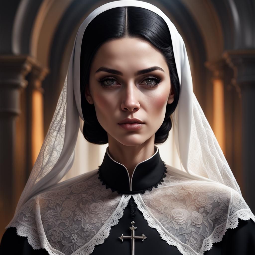 Stunning Hyperrealistic Portrait in Triadic Colors