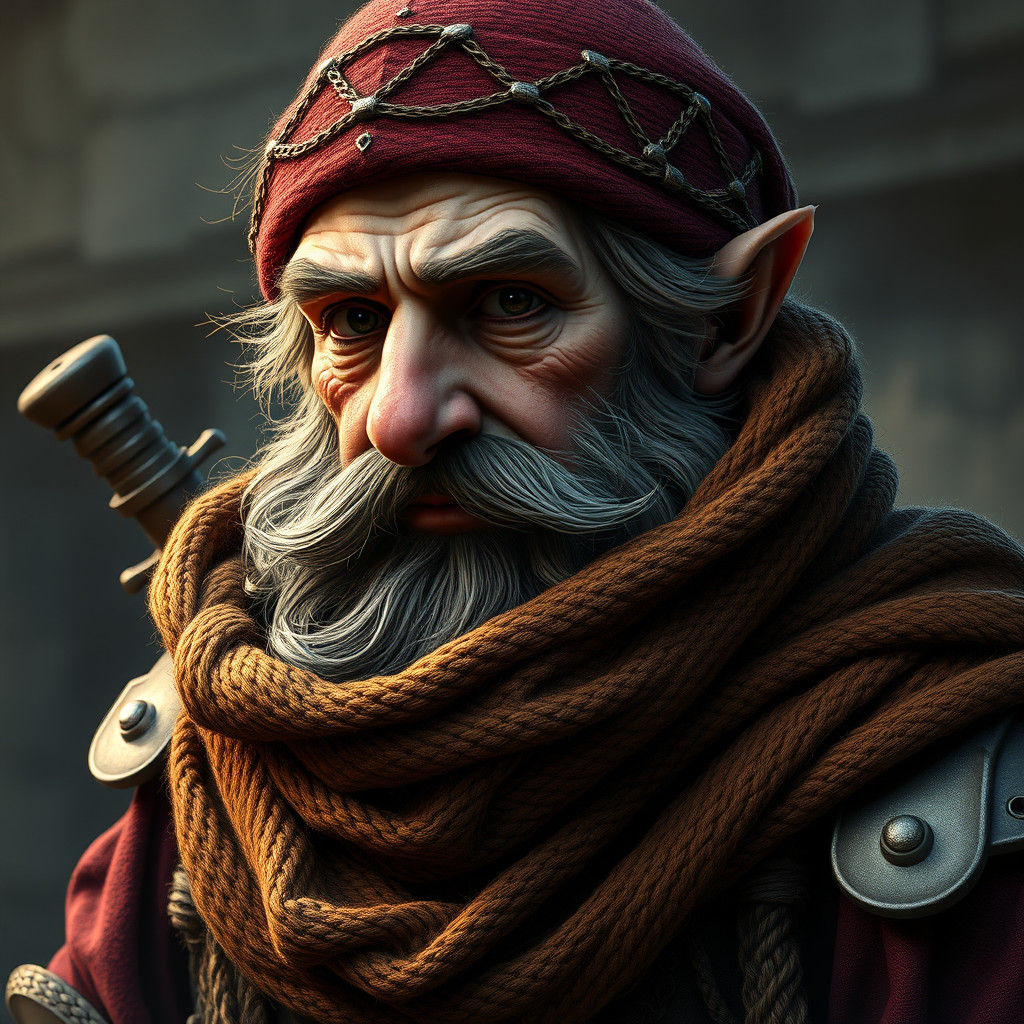 Dwarf Rogue Basks in Muted Earthy Glow