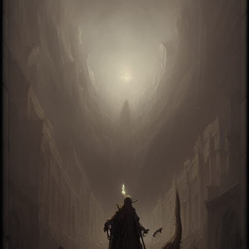 Dark Mythical Dragons in a Haunting, Gothic Art Style