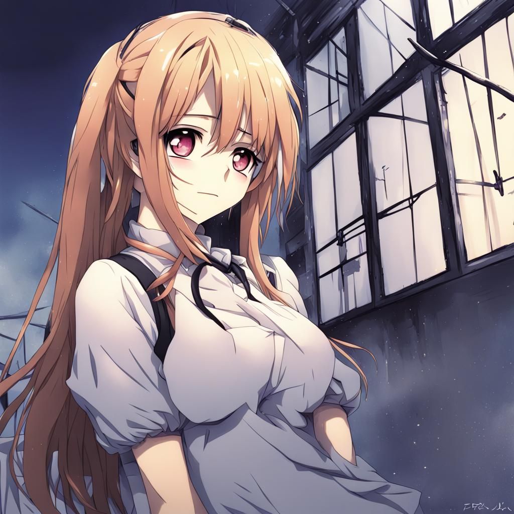 Sensual Anime Schoolgirl