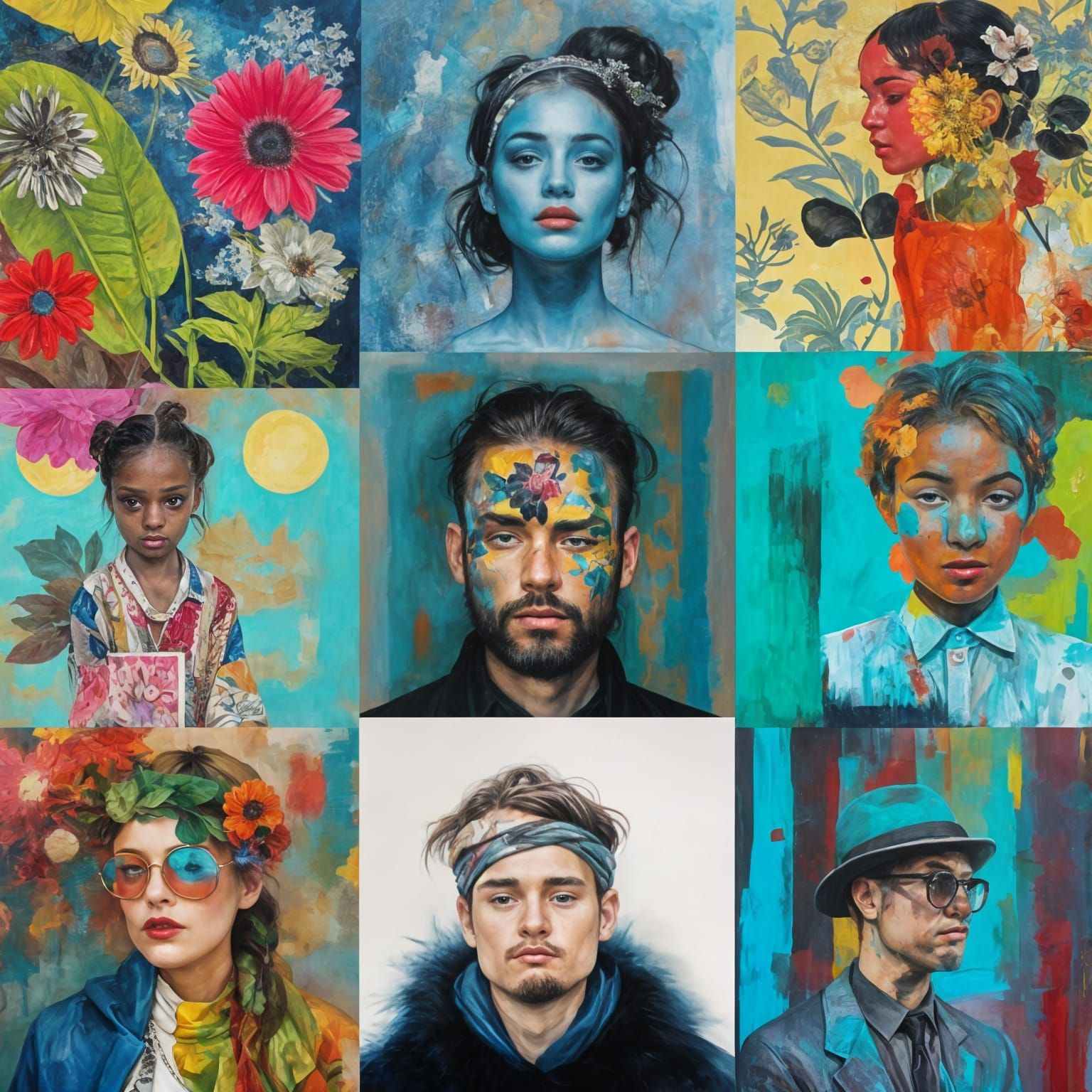 Eclectic Artistic Portraits: A Variety of Styles