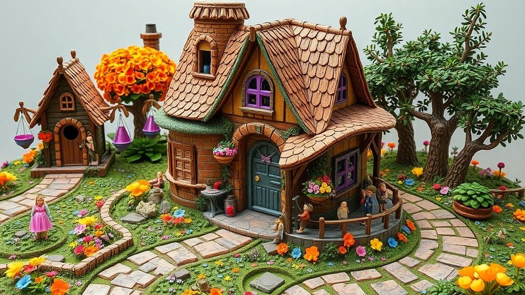 Enchanting Fairy Tale Cottage Built by a Community