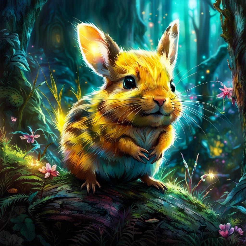 Pika in the wild fantasy