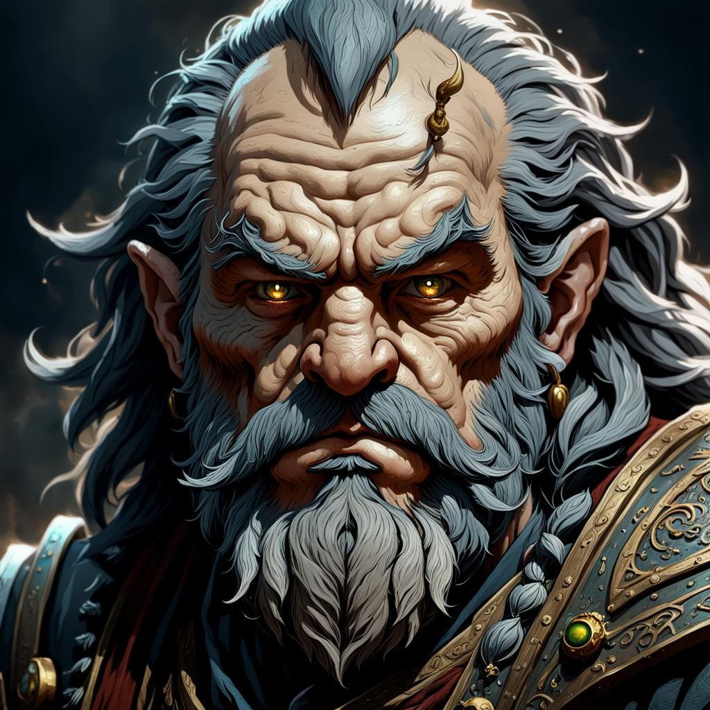 Grizzled Dwarf Warlock
