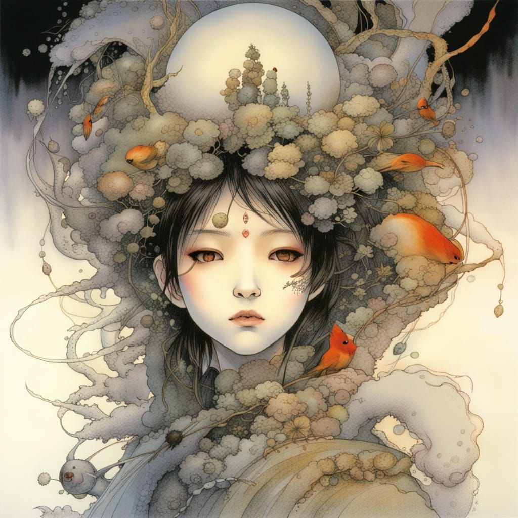 Surreal Fantasy Art by Yoshitaka Amano