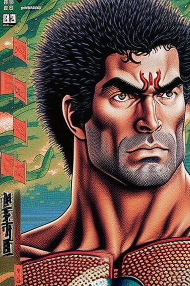 Ethereal Portrait of Heroes in Lowbrow Harlem Renaissance St...