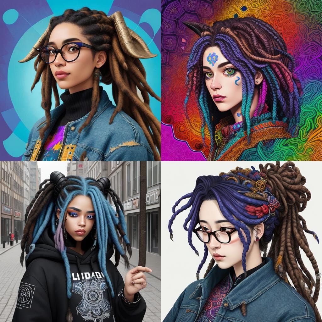 Berlin Hipster Goat with Dreadlocks Embodies Contradiction