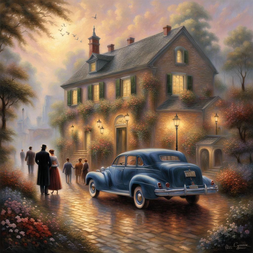 Mystical Corleone Estate in Whimsical Fantasy