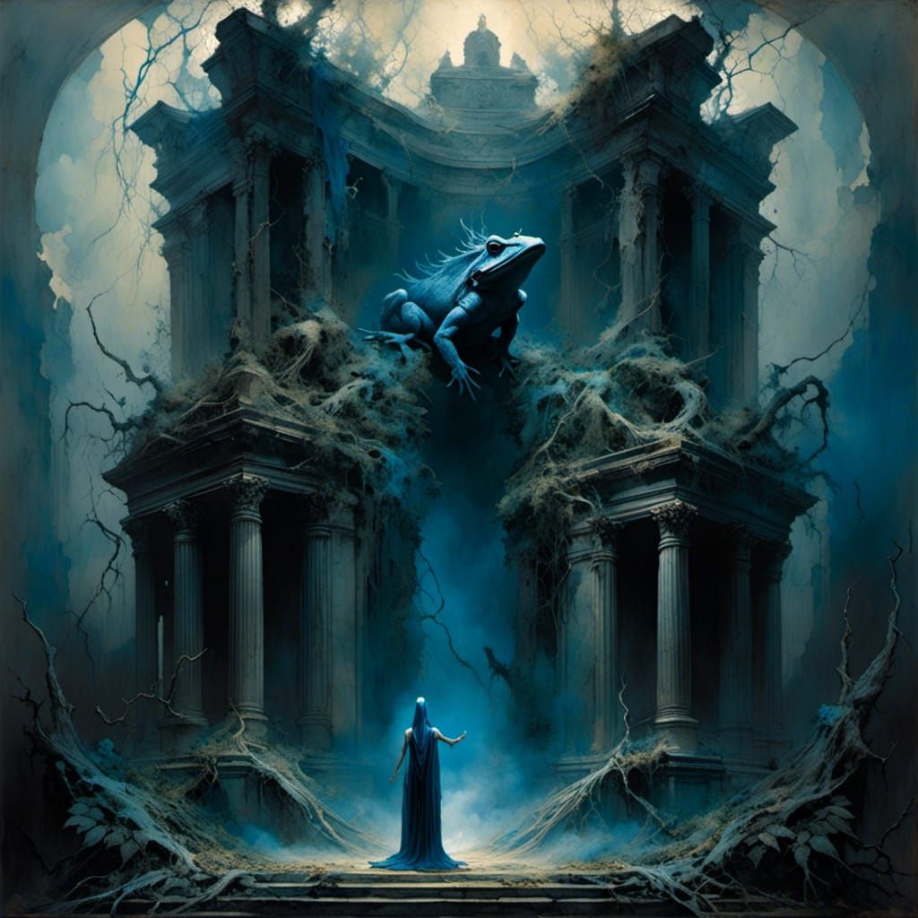 Forgotten Shrine to the Blue God