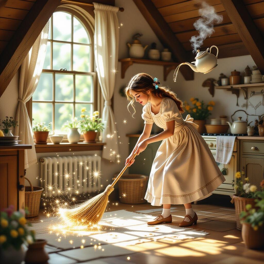 Magical Chores in a Fairytale Cottage