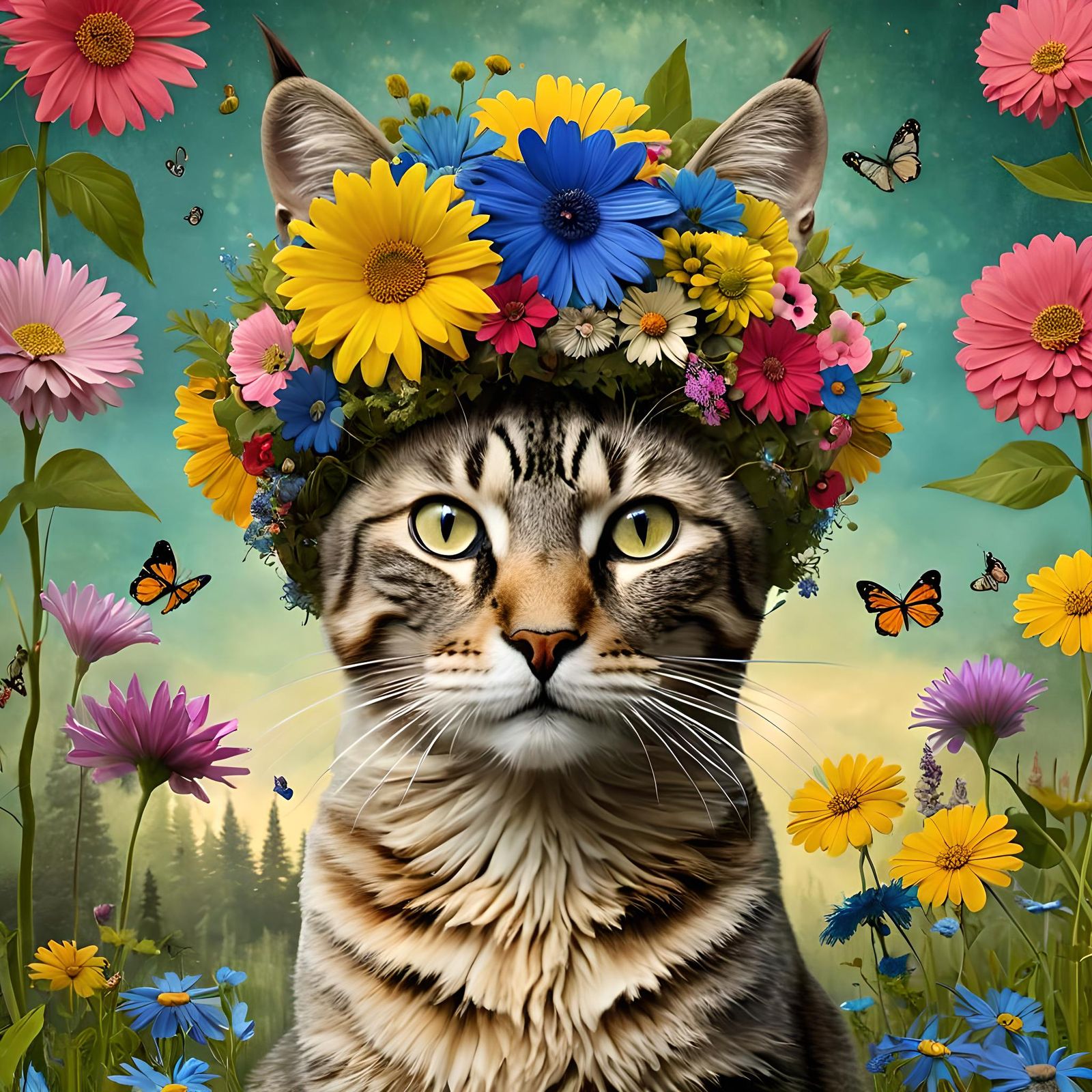 Midsummer Cat Fantasy