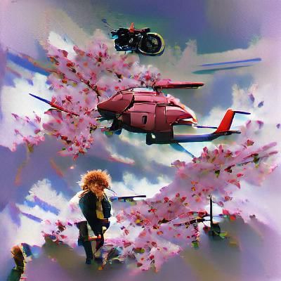 Vibes of a Sakura Forest in a Neon-Lit Jazz Age
