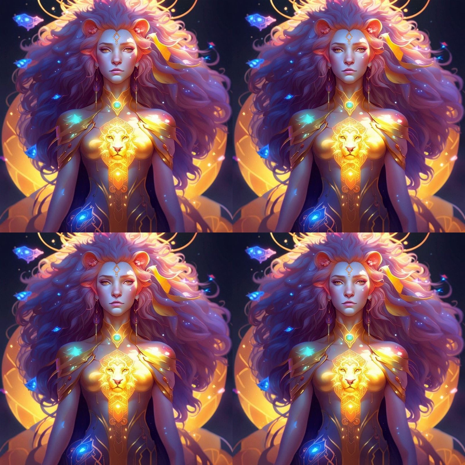 Ethereal Fantasy World in Vibrant Color