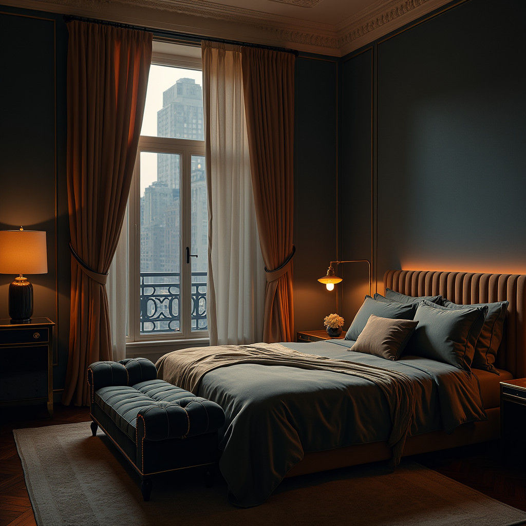 Sophisticated Urban Oasis in Luxurious NYC Bedroom
