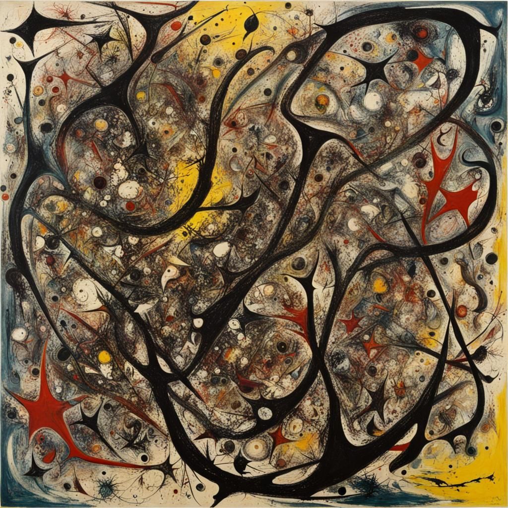 Abstract Expressionist Art Master Jackson Pollock