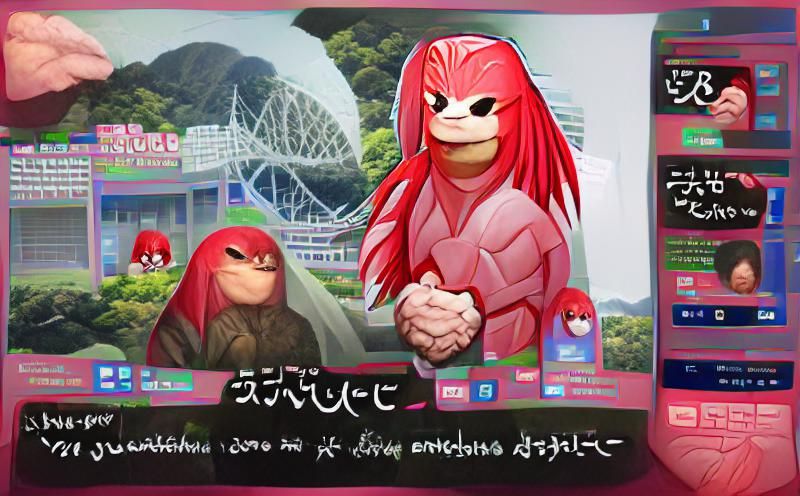 Knuckles Echidna's Japanese Romance Adventure
