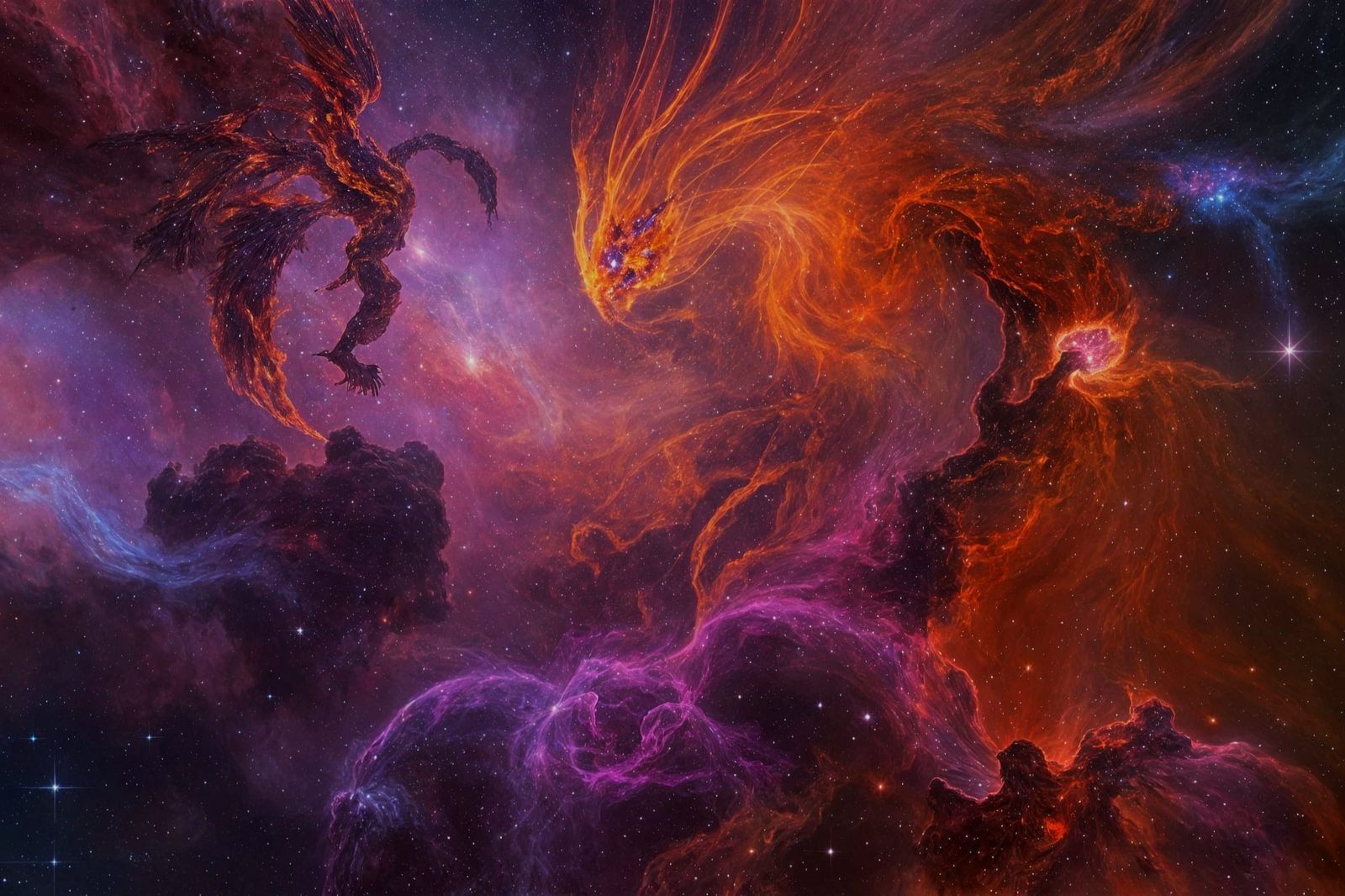 Fiery Phoenix Nebula: A Cosmic Rebirth