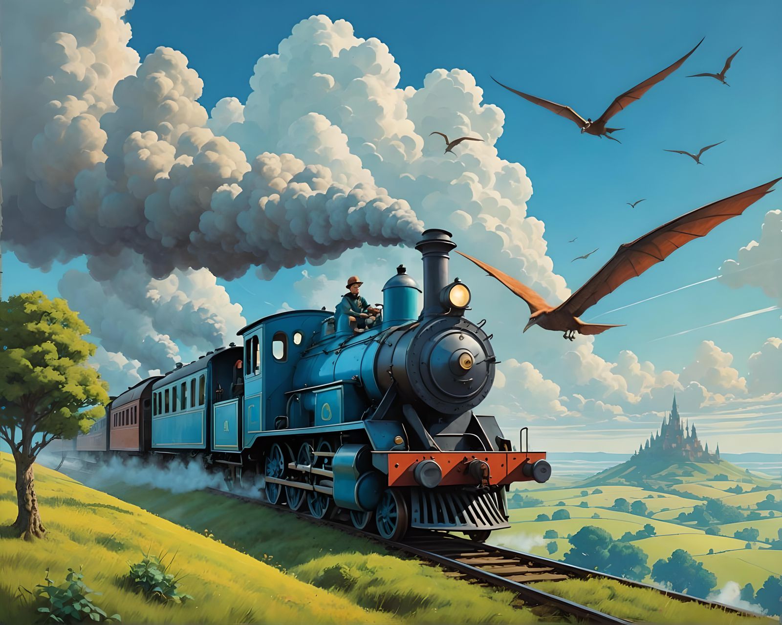 Today: Sunny, occasional clouds, chance of pterodactyls