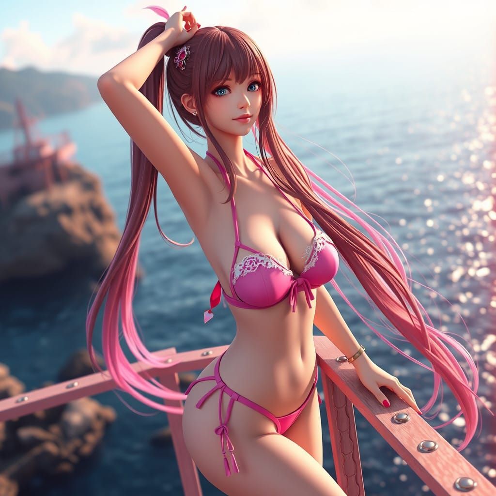 Glamorous Daydreamer by the Sea