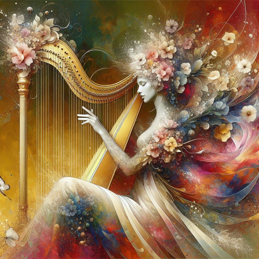 Golden harp