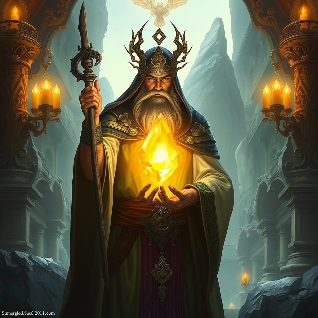 Altmeri Mage with Radiant Malondo Stone