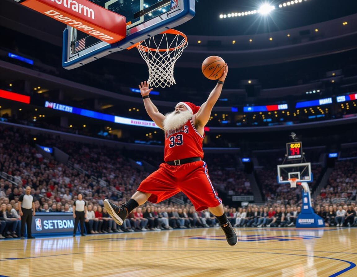 Dwarfs Dunking Competition 1, live from Madison Square Garde...