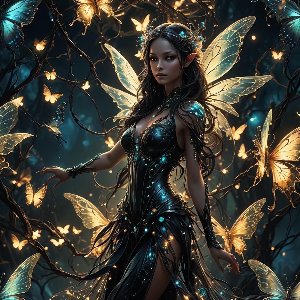 A Radiant Dark Fairy