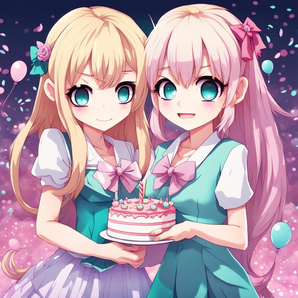 Chibi-Fashioned Birthday Celebration of Unlikely Friends