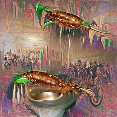 Majestic Water Bird in Regal Attire