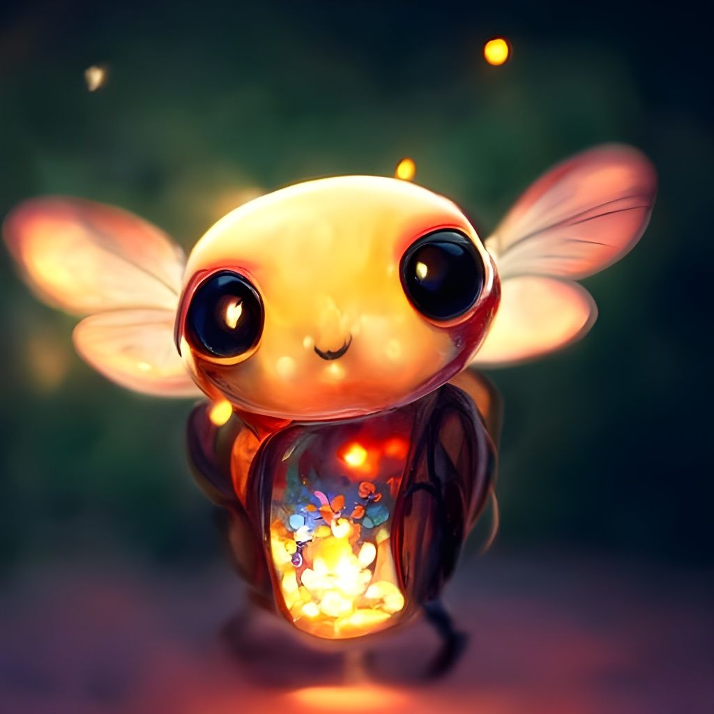 Chibified Firefly Radiant in Golden Hour