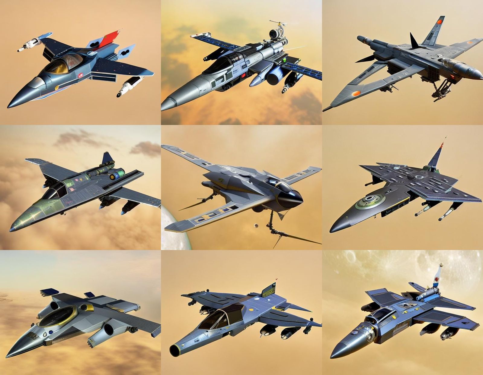 Space Fighter in Lunar Pursuit