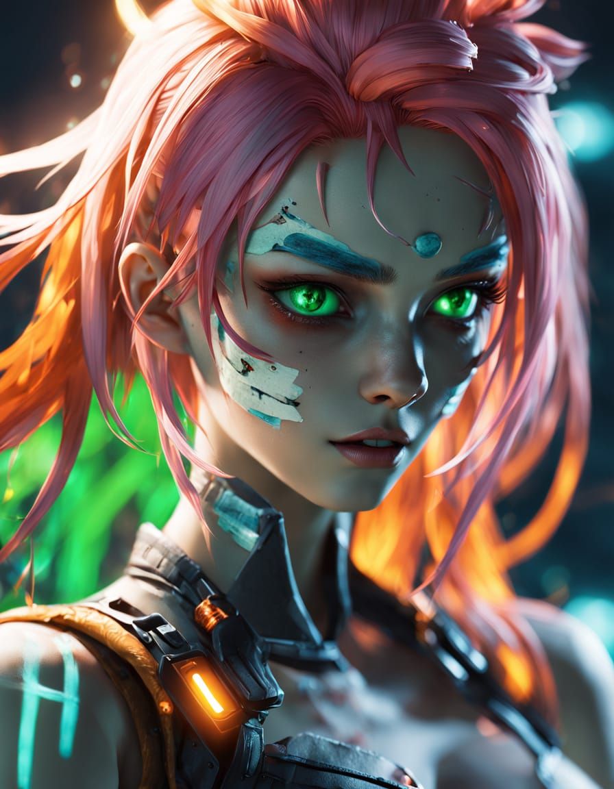 Gwen Tennyson as Monster Girl in 3D Anime Art