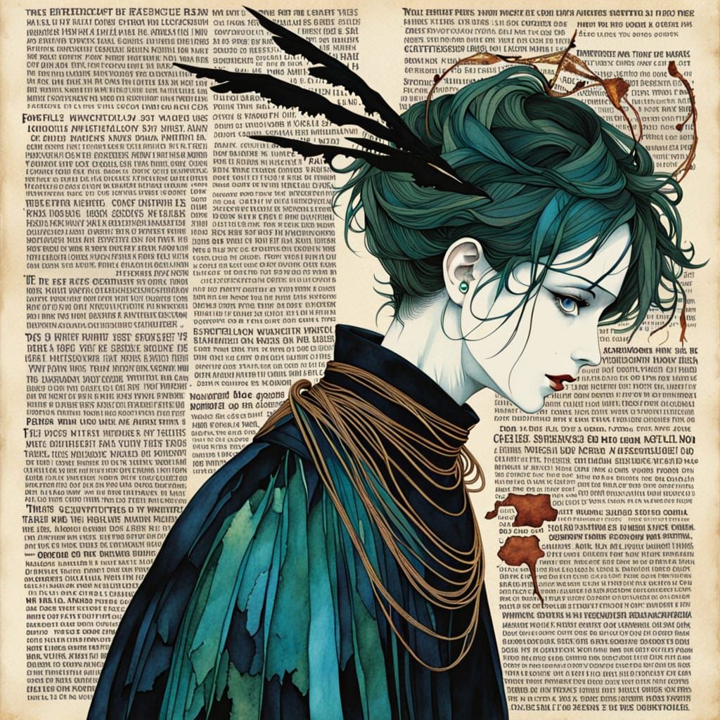 Ethereal Summoning in Vintage Watercolor