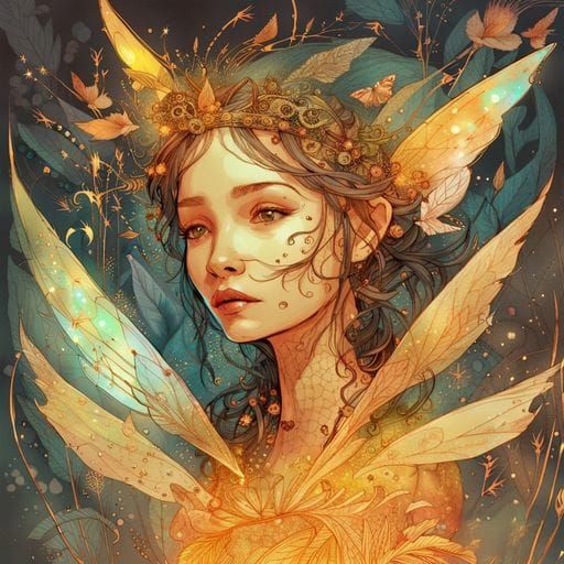 Whimsical Princess of Enchanted Faeries Reigns Supreme