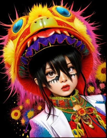 Abstract AI Interpretation of Bizarre Concept