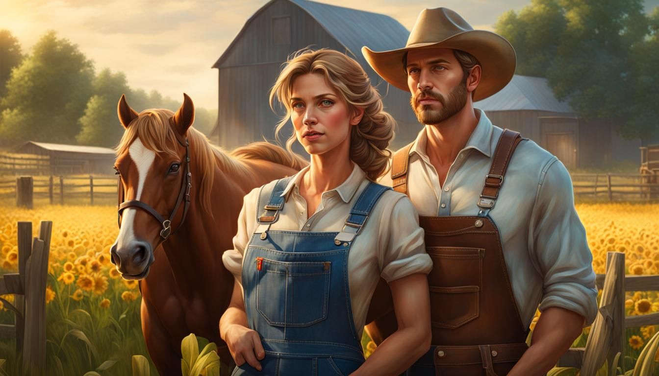A farmer couple