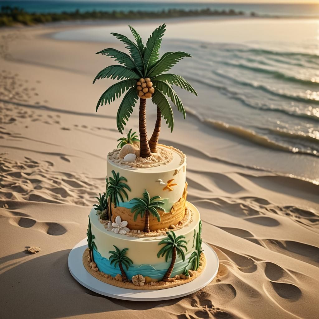 Calm Beach Getaway in Sweet Surrealism