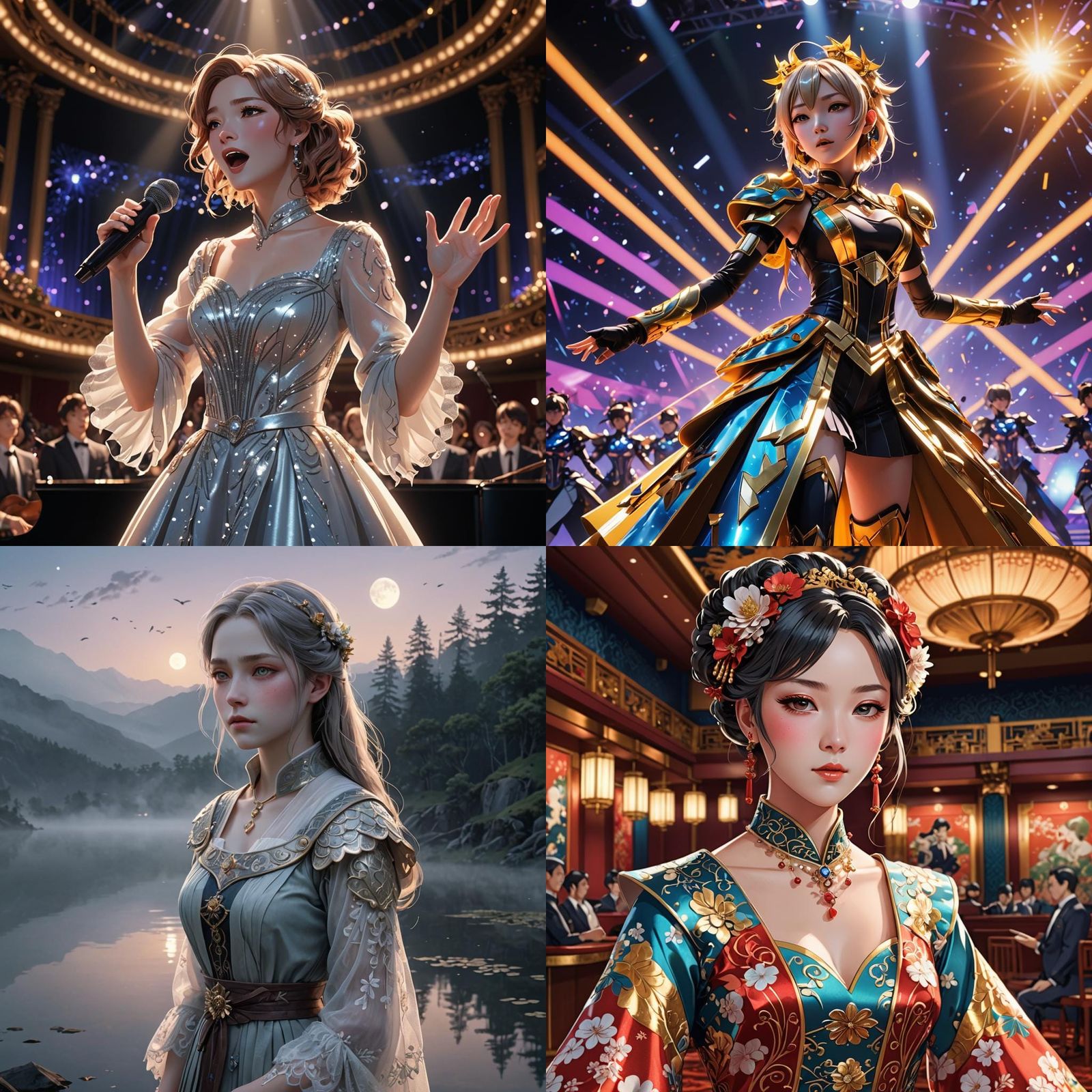 Barbara Gallauner in Stunning Anime Style Portrait