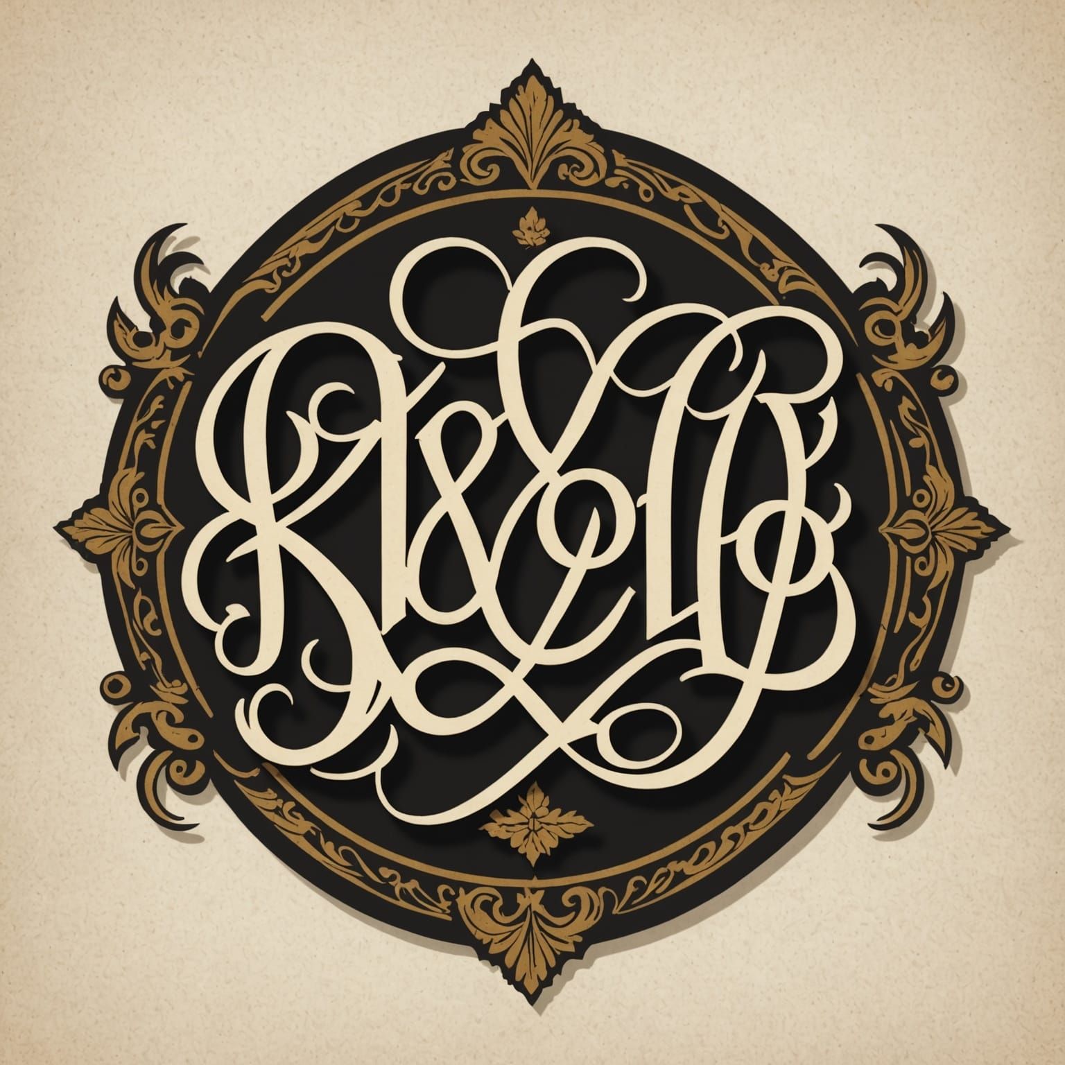 Mysterious Myanmar Script in a Futuristic Font