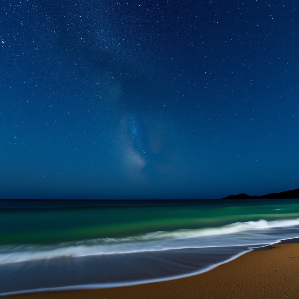 Starry Night at the Seaside