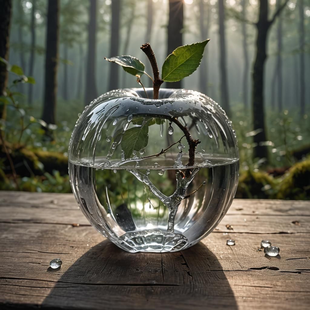 Crystal apple