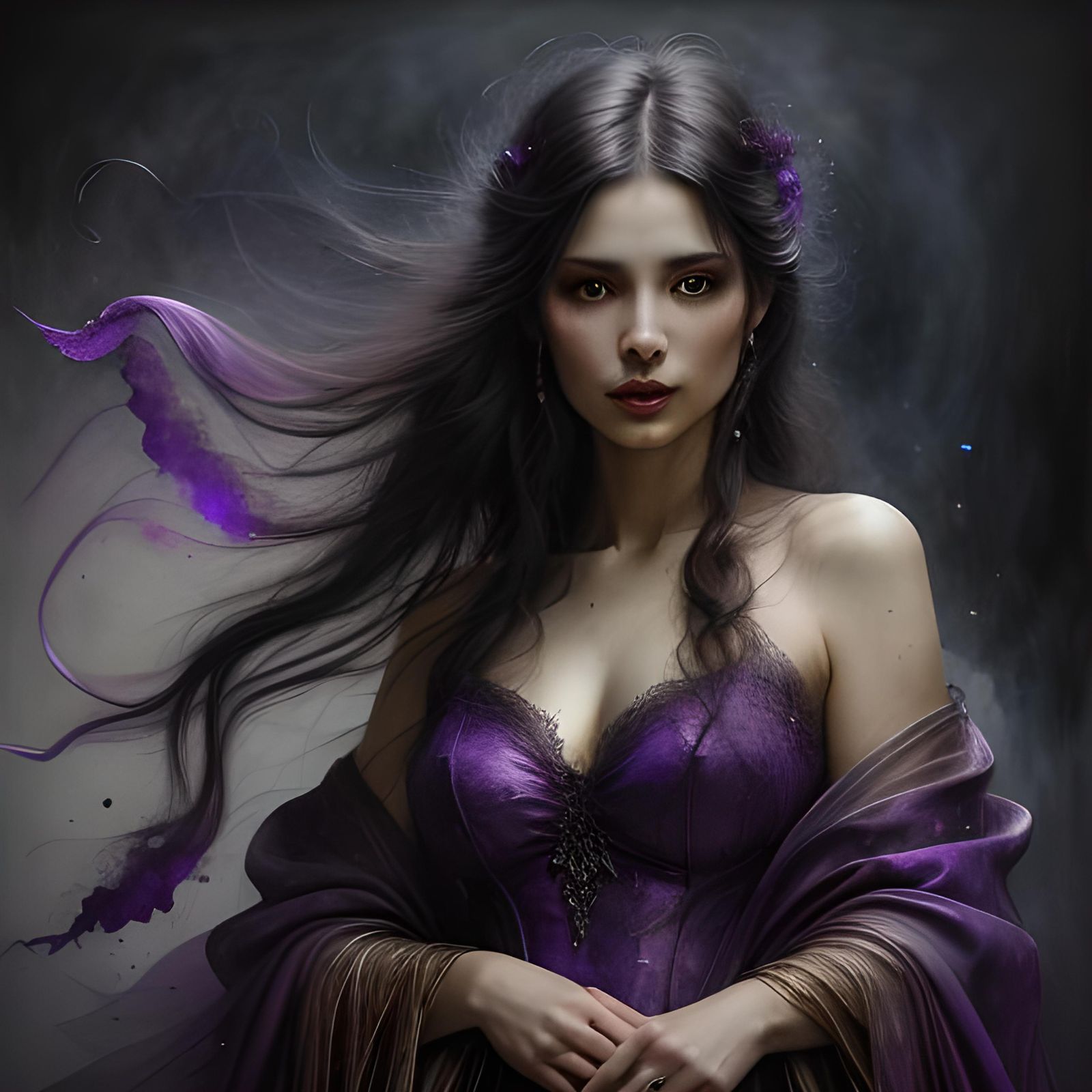 Ethereal Amethyst Goddess