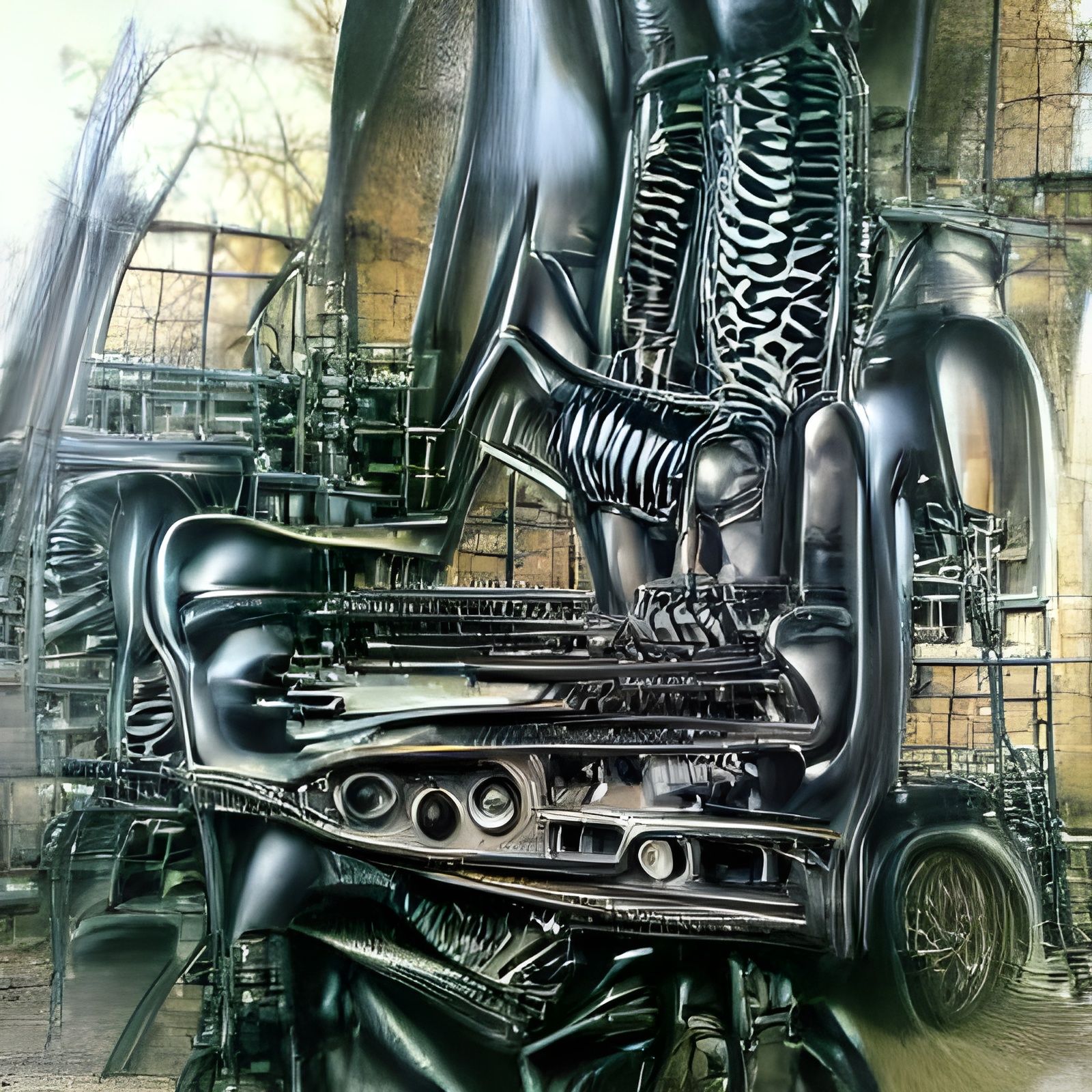 Mechanical Dreams in H.R. Giger's Style