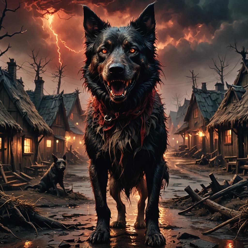 Twisted Demonic Beast Unleashes Fury in Abandoned Village