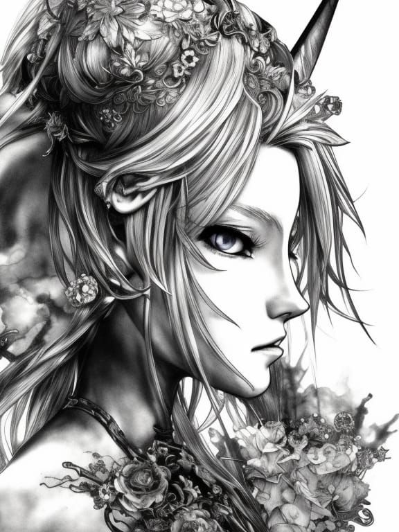 Ink Drawn Goddess
