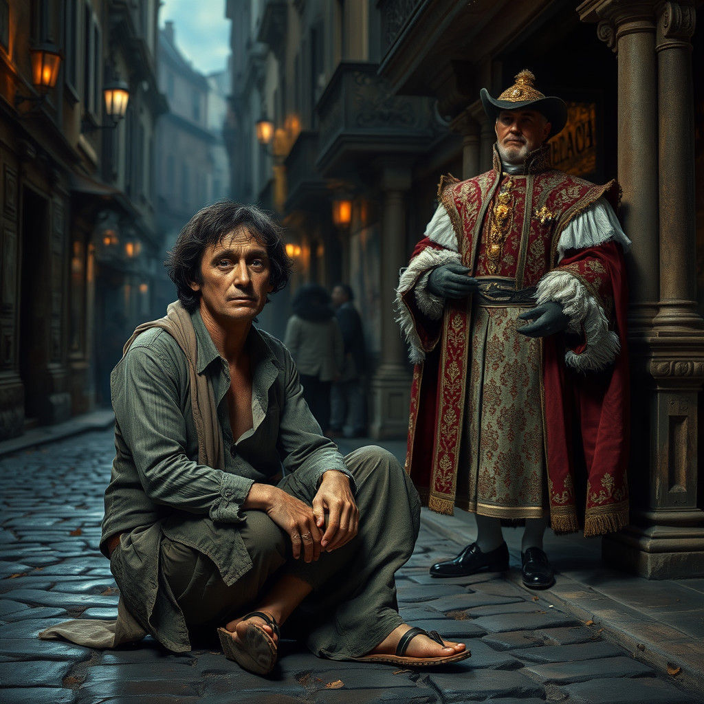 Gritty Poverty Confronts Luxurious Excess in Baroque-Inspire...