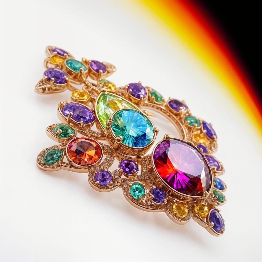 Spectacular Rainbow Jewelry in Photorealistic Detail