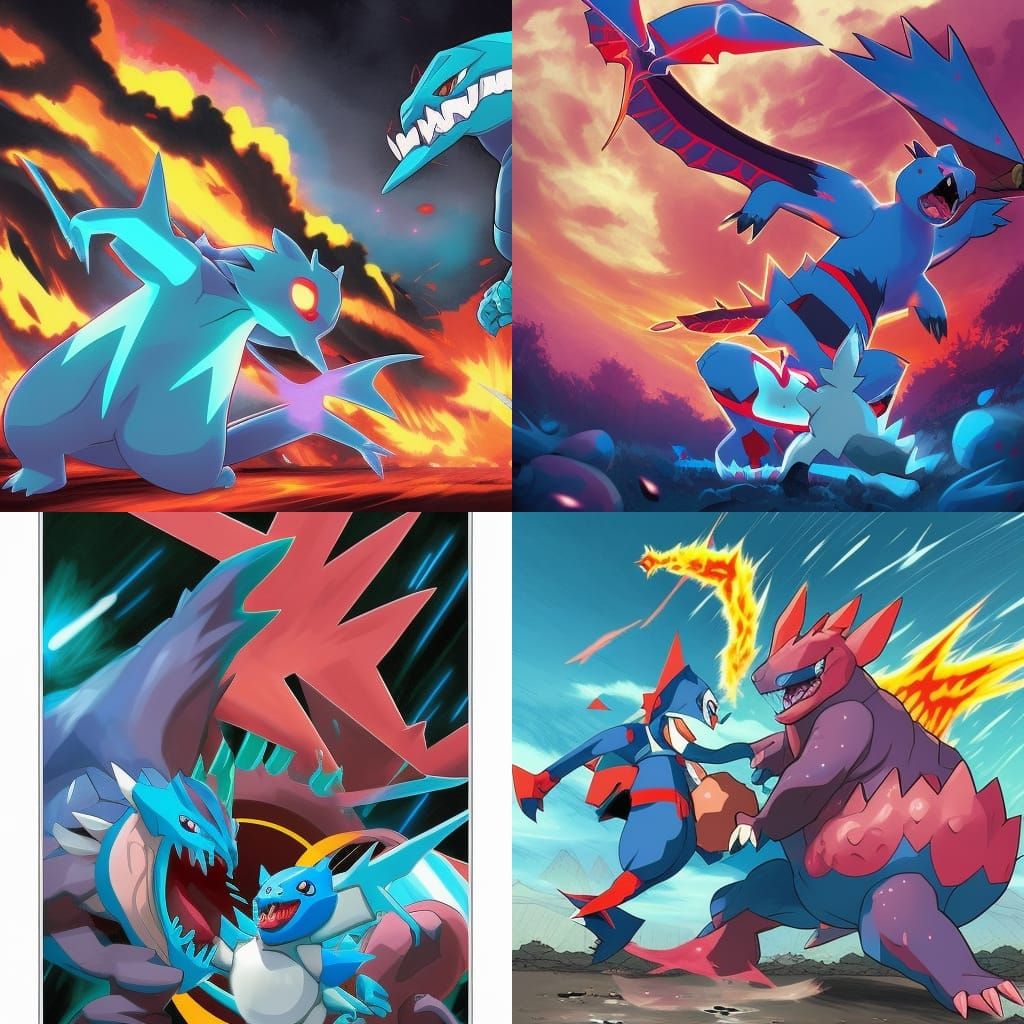 Mrbeast at a Pokémon stadium fighting charzard