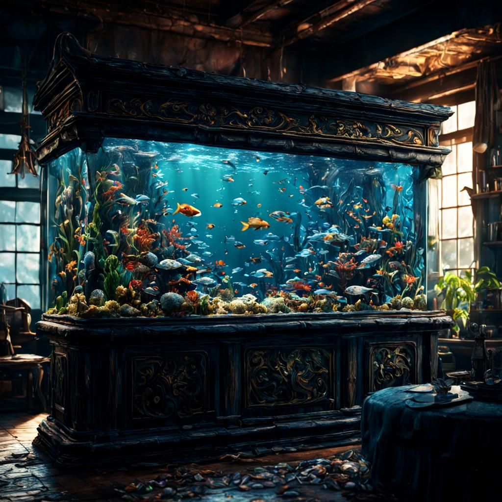 Enchanted Aquatic Realm in Vibrant Color